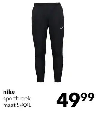 Scapino nike sportbroek S-XXL aanbieding