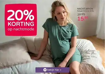 Prenatal NACHTJAPON aanbieding