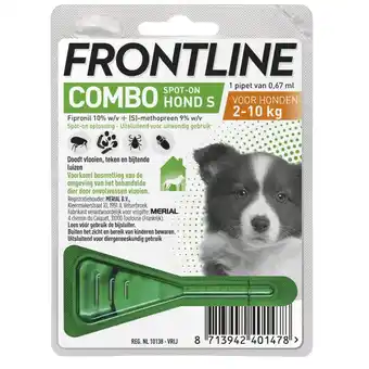 Plein.nl Frontline Combo Puppy Vlooienmiddel aanbieding