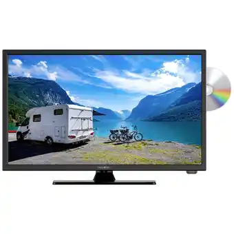 Conrad Reflexion LED-TV 22 inch Energielabel F (A - G) CI+*, DVB-C, DVB-S2, DVB-T2 HD, DVD-speler, Full HD Zwart (glanzend) aanbieding