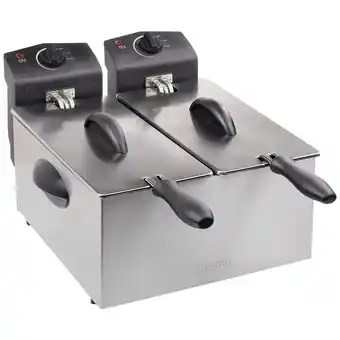 Conrad Tristar FR-6937 Friteuse met dubbele koudezone 2x 1800 W Zilver (mat) aanbieding