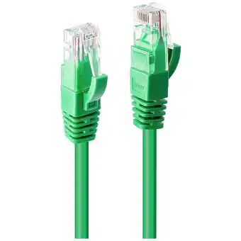 Conrad LINDY 48050 RJ45 Netwerkkabel, patchkabel CAT 6 U/UTP 5.00 m Groen 1 stuk(s) aanbieding