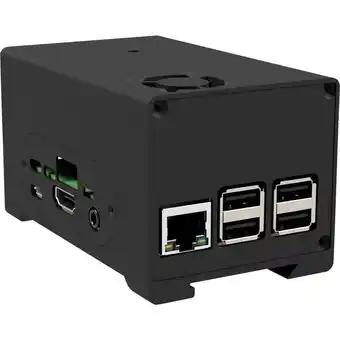 Conrad Joy-it neu Aluminium behuizing Geschikt voor serie: Raspberry Pi, StromPi 3 Incl. batterijvak, Afneembare GPIO-afdekking, Inc aanbieding