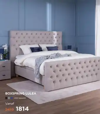 TotaalBED BOXSPRING LULEA aanbieding