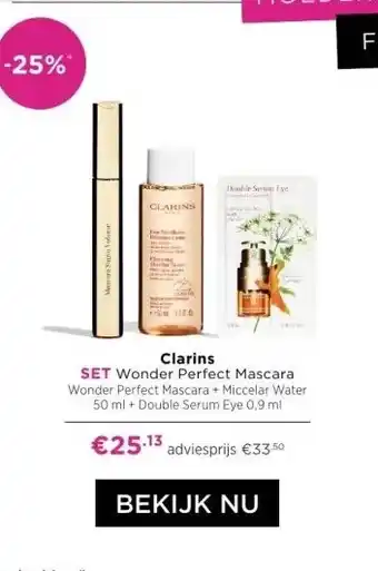 ICI Paris XL Clarins aanbieding