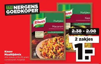 PLUS Knorr maaltijdmix 2*35-70g aanbieding