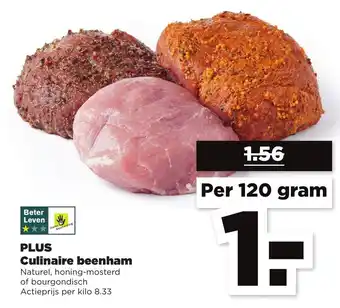 PLUS PLUS Culinaire beenhan 120g aanbieding