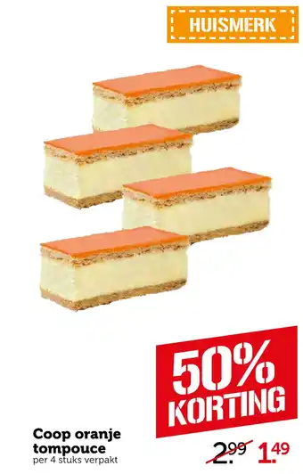 Coop Coop oranje tompouce aanbieding