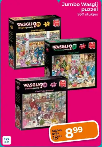 Trekpleister Jumbo Wasgij puzzel aanbieding