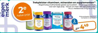 Trekpleister Trekpleister vitaminen, mineralen en supplementen** aanbieding