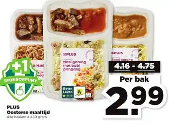 PLUS PLUS Oosterse maaltijd 450g aanbieding