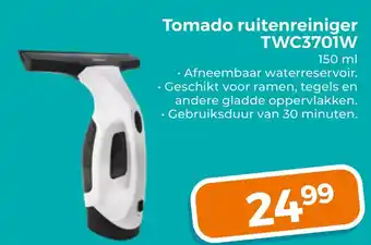 Trekpleister Tomado ruitenreiniger TWC3701W aanbieding