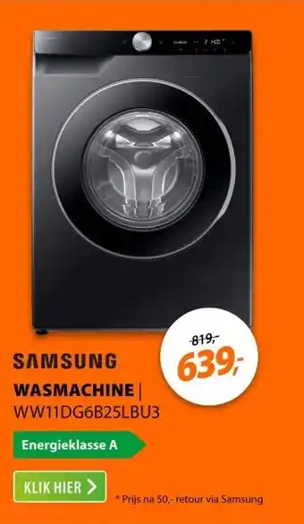 Expert Samsung WW11DG6B25LBU3 BESPOKE aanbieding