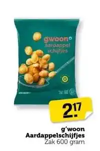 Coop g'woon Aardappelschijfjes aanbieding