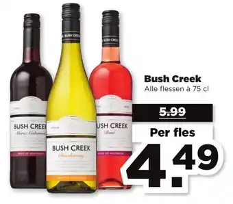 PLUS Bush Creek 750ml aanbieding