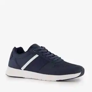 Scapino Hush Puppies heren sneakers blauw wit aanbieding