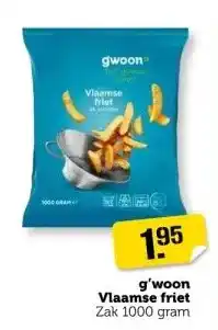 Coop g'woon Vlaamse friet aanbieding