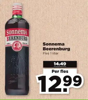 PLUS Sonnema beerenburg 1L aanbieding