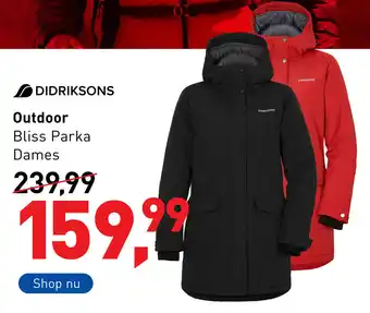 Intersport Didriksons Outdoor Bliss parka dames aanbieding