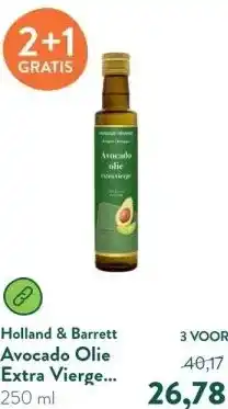 Holland & Barrett Avocado Olie Extra Vierge Bio aanbieding