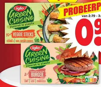 Dirk Iglo Green Cuisine aanbieding