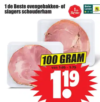 Dirk 1 de Beste ovengebakken- of slagers schouderham aanbieding