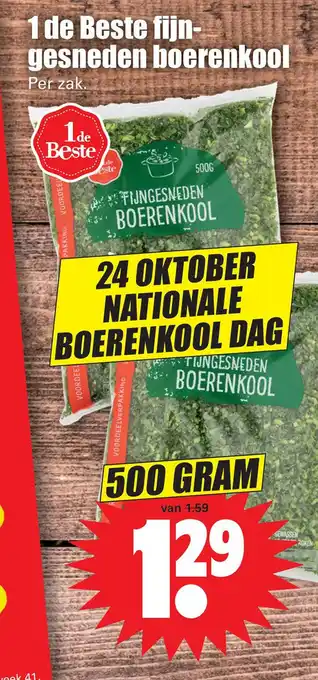 Dirk 1 de Beste fijn- gesneden boerenkool aanbieding