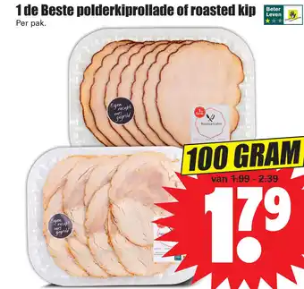 Dirk 1 de Beste polderkiprollade of roasted kip aanbieding