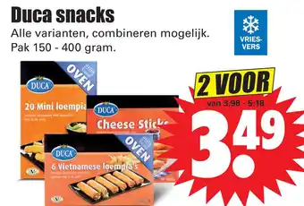 Dirk Duca snacks aanbieding