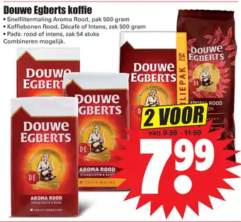 Dirk Douwe Egberts koffie aanbieding