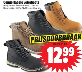 Dirk Comfortabele veterboots aanbieding