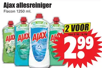 Dirk Ajax allesreiniger Flacon 1250 ml. aanbieding