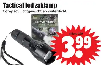 Dirk Tactical led zaklamp Compact, lichtgewicht en waterdicht aanbieding