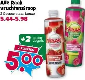 Boon`s Markt Alle Raak vruchtensiroop aanbieding