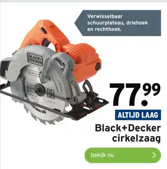 GAMMA Black+Decker cirkelzaag aanbieding