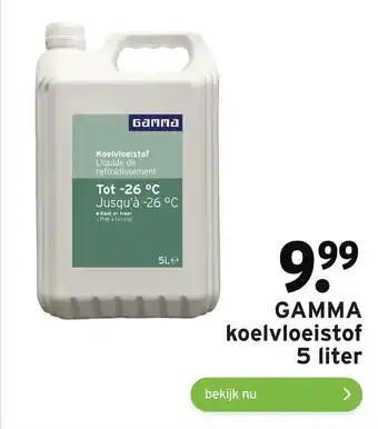 GAMMA GAMMA koelvloeistof 5 liter aanbieding