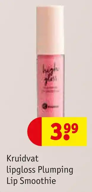 Kruidvat Kruidvat lipgloss Plumping Lip Smoothie aanbieding