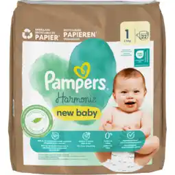 Jumbo Pampers Harmonie Luiers Maat 1, 22 Luiers, 2kg-5kg aanbieding