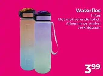 Trekpleister Waterfles aanbieding