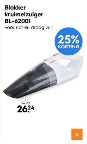 Blokker Blokker kruimelzuiger BL-62001 aanbieding