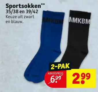 Kruidvat Sportsokken aanbieding