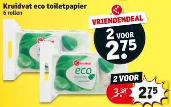 Kruidvat Kruidvat eco toiletpapier aanbieding