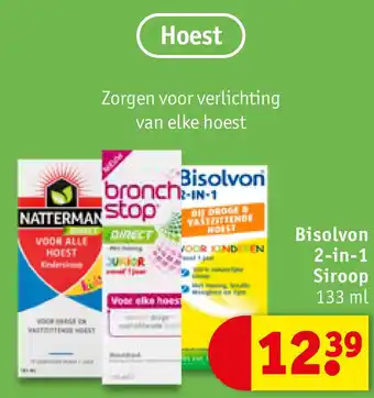 Kruidvat Bisolvon 2-in-1 Siroop aanbieding