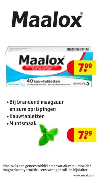 Kruidvat Maalox aanbieding