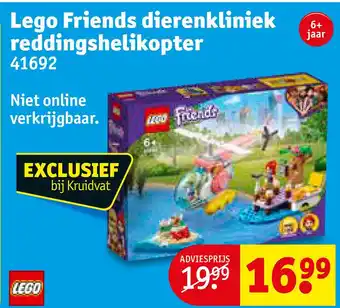 Kruidvat Lego Friends dierenkliniek reddingshelikopter aanbieding