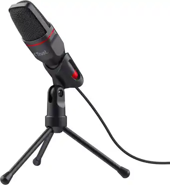 Amazon Trust Gaming GXT 212 Mico USB Microfoon (Microphone voor Streaming, Youtube, Twitch met 3,5mm en USB aansluiting, inclusief S aanbieding