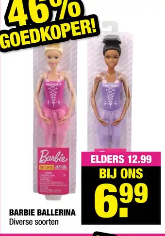 Big Bazar BARBIE BALLERINA Diverse soorten aanbieding