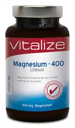 De Online Drogist Vitalize Magnesium-400 Citraat Tabletten aanbieding