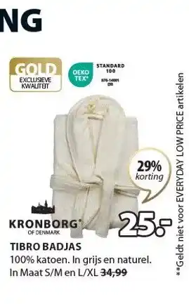 Jysk TIBRO BADJAS aanbieding