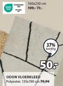 Jysk ODON VLOERKLEED aanbieding